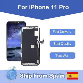 

Elekworld For iPhone 11 Pro EK OLED LCD Screen Replacement Display With 3D Touch Digitizer Assembly Ship From Spain