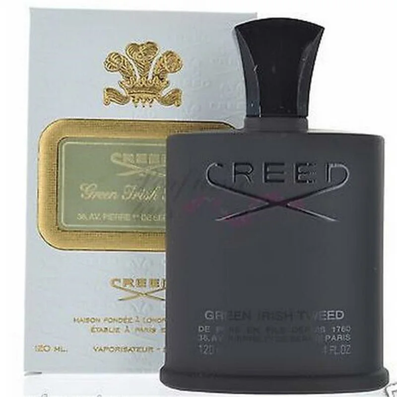 Лидер продаж Creed Зеленый ирландский твидовый мужской парфюм цветочный древесный мускусный аромат мужской одеколон жидкий спрей Высокое качество с бесплатной доставкой