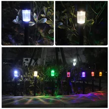 Солнечный свет сада панели солнечных батарей светодиодный Спайк уличный прожектор сад газон уличный светильник заземления солнца свет 10 шт