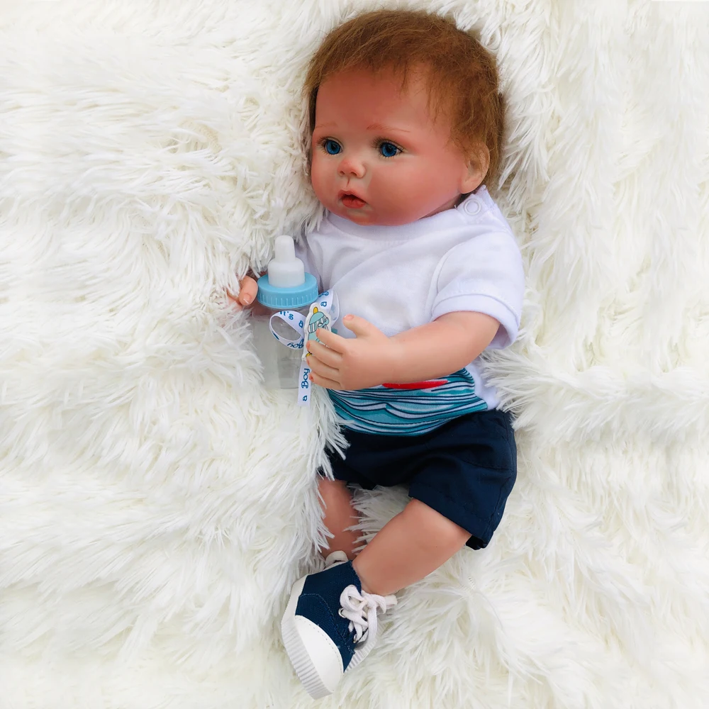 OtardDolls Bebe Reborn 15 дюймов 35 см мягкий силиконовый винил Reborn Baby Doll игрушки Реалистичные Мини Новорожденные куклы игрушки подарок