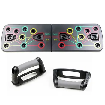 

Power Press Push Up Muscle Board System Push up Stands Foldable Board