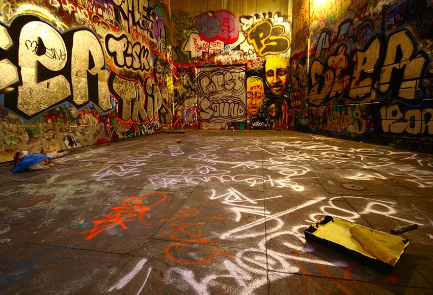 Graffiti-art wall photography backgrounds Fotografia photophone