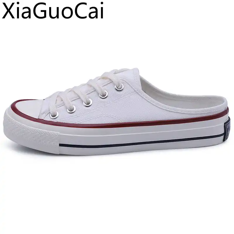 canvas shoes without less