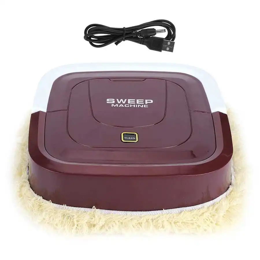 

Intelligent Robot Vacuum Cleaner Powerful Hard Floor and Carpet Sweeping Machine Automatic Cruise Sweeper Robot USB Rechargeable