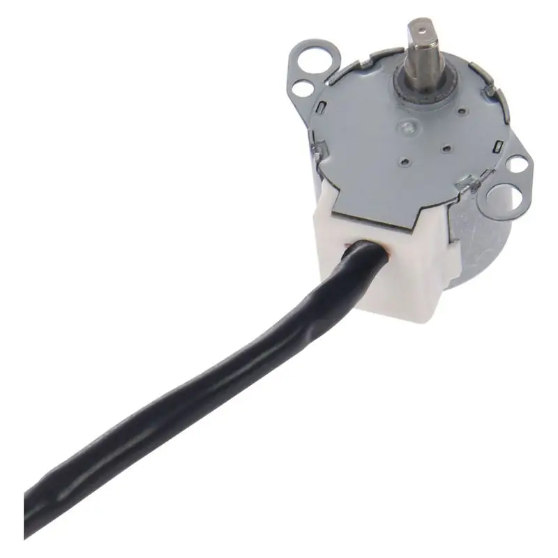 DC 12V CNC редукционный тактовый шаговый двигатель 0.6A 10 oz. in 24BYJ48 серебристый