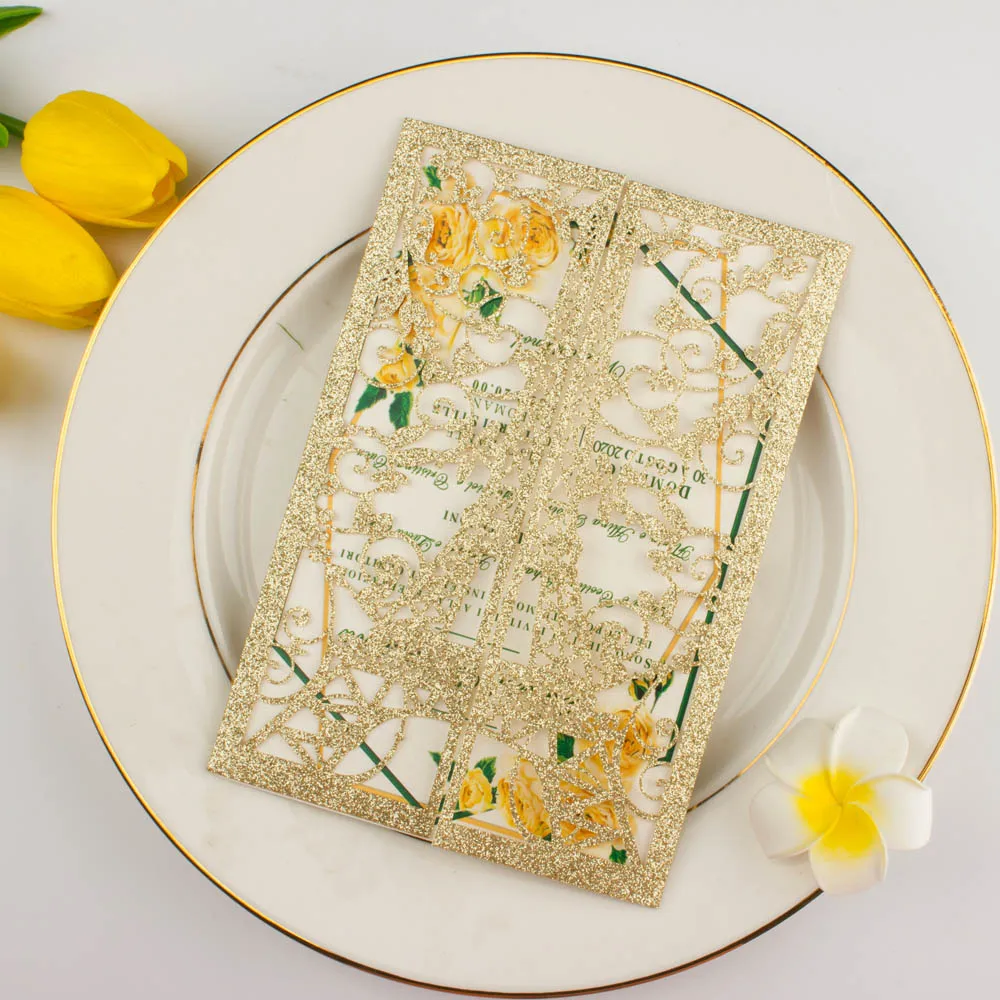 Tarjeta de invitación de boda de la Torre Eiffel cortada con láser, azul  marino, piezas, cumpleaños, quinceañera, invitaciones de fiesta de  compromiso nupcial, 1 unidad - AliExpress, image size:1000x1000