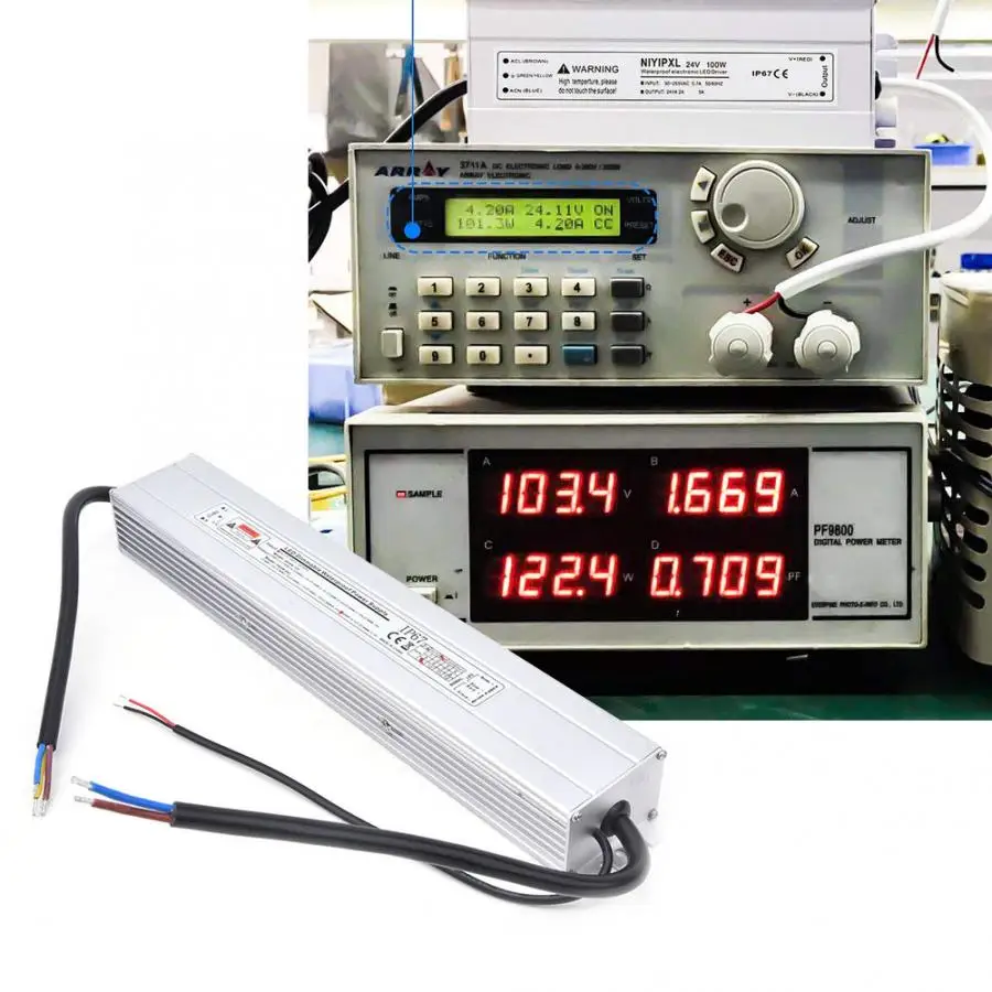 Питание светодиодный Водонепроницаемый SCR затемнения Питание AC170~ 260V(50/60 Гц) Вход DC24V 10.42A 250W Выход