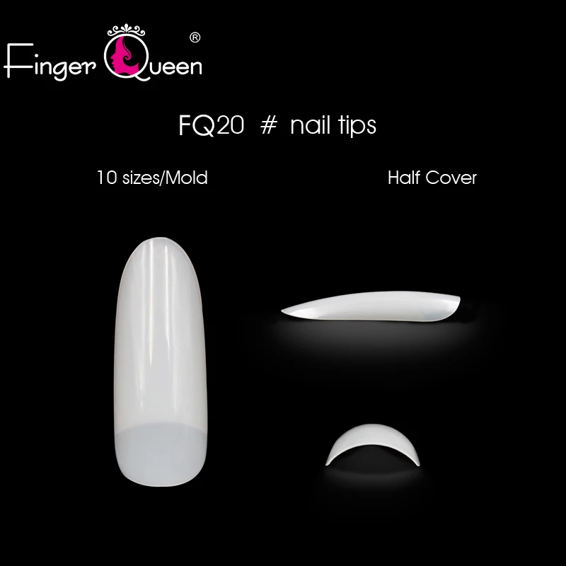 Fingerqueen поддельные ногти Forpretty украшения для дизайна ногтей Naturel прозрачный Маникюр 100 шт Акриловые Unghie Finte