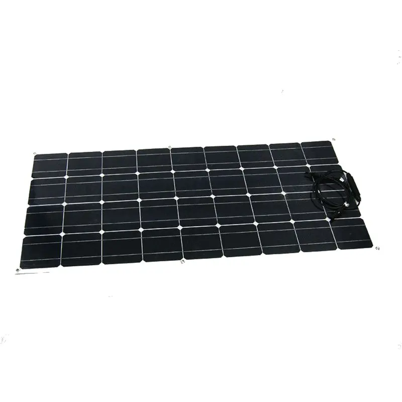 US $103.95 Solar Panel 500W 250W 18V Monocrystalline PET Flexible Solar Panel Kit Complete For Home Solar Smartphone Car RV Battery Charger