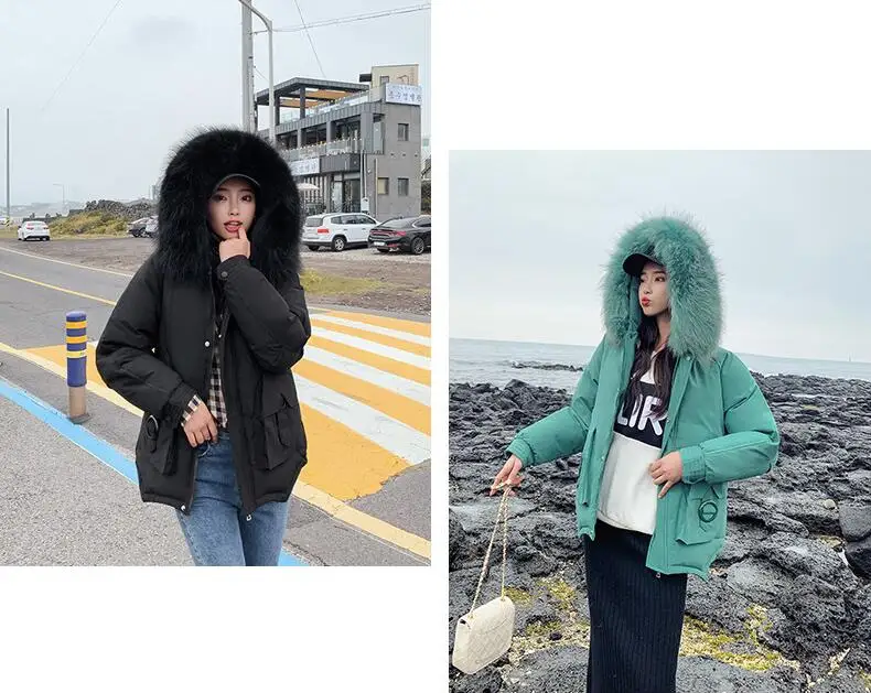 Зимняя парка модное пальто с воротником-стойкой зимняя куртка для женщин