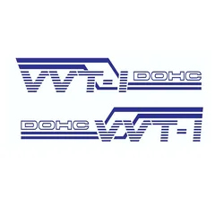 Set of 2 Premium VVTI DOHC Vinyl Sticker Decals - New Arrival (YELLOW)