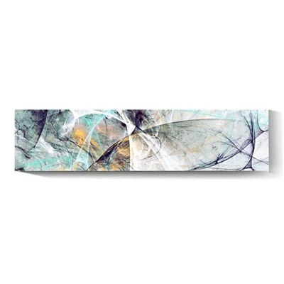 1 Large Size Long Abstract Creative Design Psychedelic Lines Canvas Print Painting Poster Wall Picture For Home Decor 24x94 inch - Цвет: 1