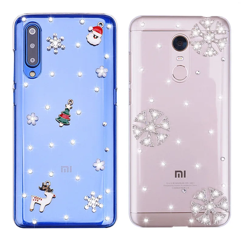 Silicone 3D Diamond Case For Xiaomi Mi 9 9T 8 SE 5X 6X A1 A2 Lite tpu Cover On Redmi K20 Pro 4X 5 Plus 5A 6A Note 7 6 |