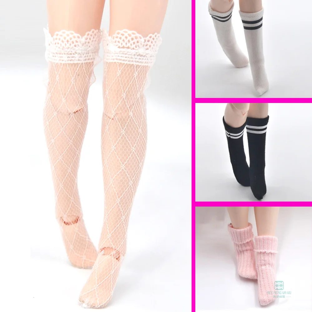 Blyth doll accessories fashion stockings white, yellow, blue, black, pink, blue for 28-30cm Blyth Azone OB22 OB24 doll