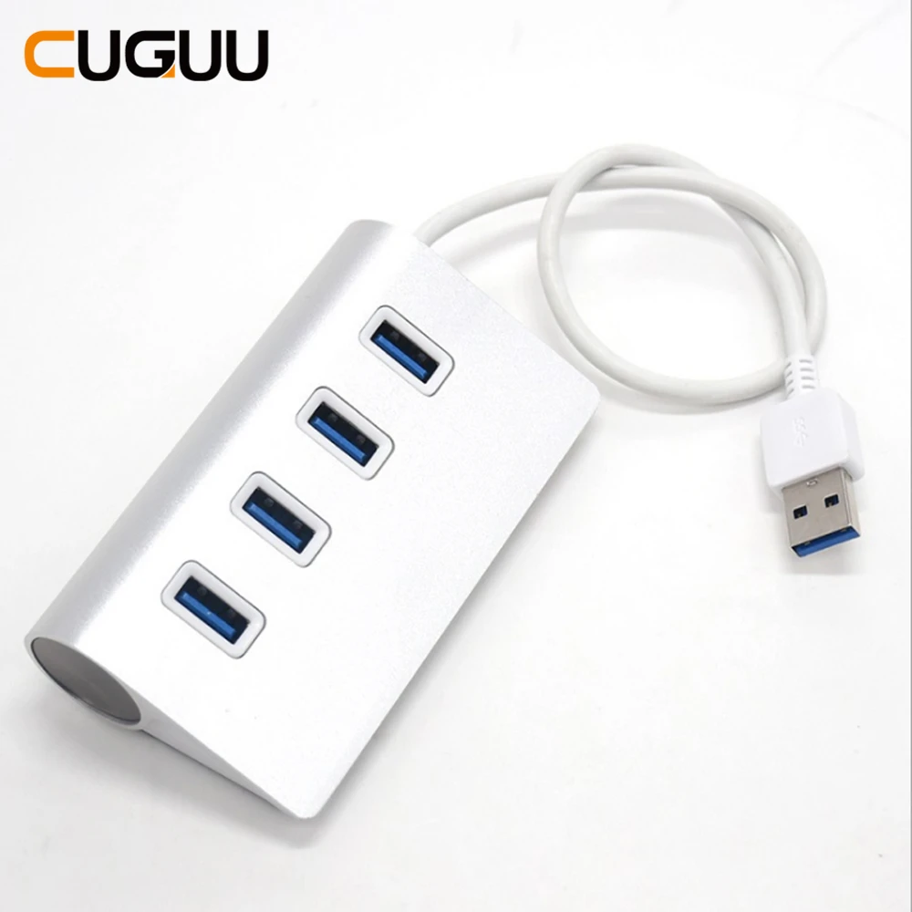 

Aluminum USB Hub 4 USB 3.0 Ports 5Gbps High Speed USB Splitter Adapter For Macbook Pro PC Laptop Accessories For Huawei Mate 20