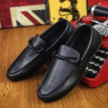 

new Hot Sale New Men Casual Shoes Fashion Men Shoes Genuine Leather Men Loafers Moccasins Slip On Men's Flats Male Driving Shoes