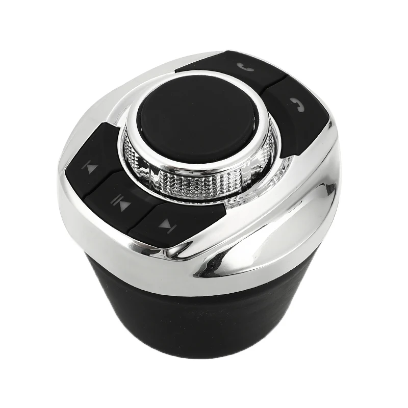 

8Keys Universal Smart Car Steering Wheel Controller Wireless Car Radio Navigation Player Remote Control Buttons SWC w/ LED Light