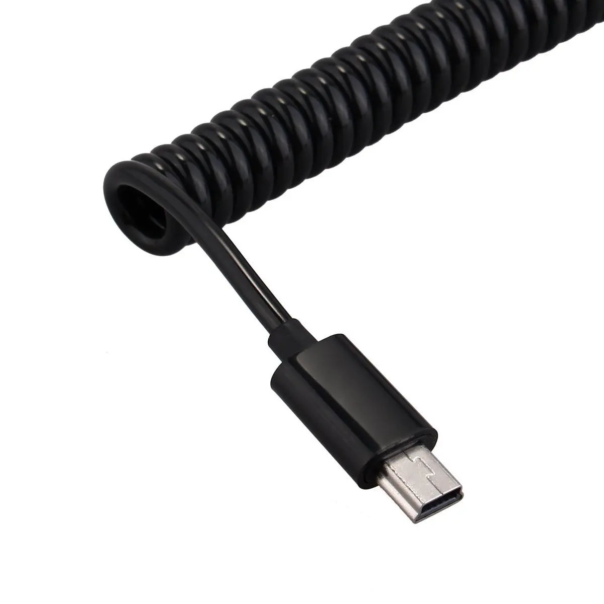 Премиум 3M 10Ft Спиральный USB A Male to Mini B 5Pin Мужской адаптер кабель для передачи данных высокого качества 3 метра Mini-USB
