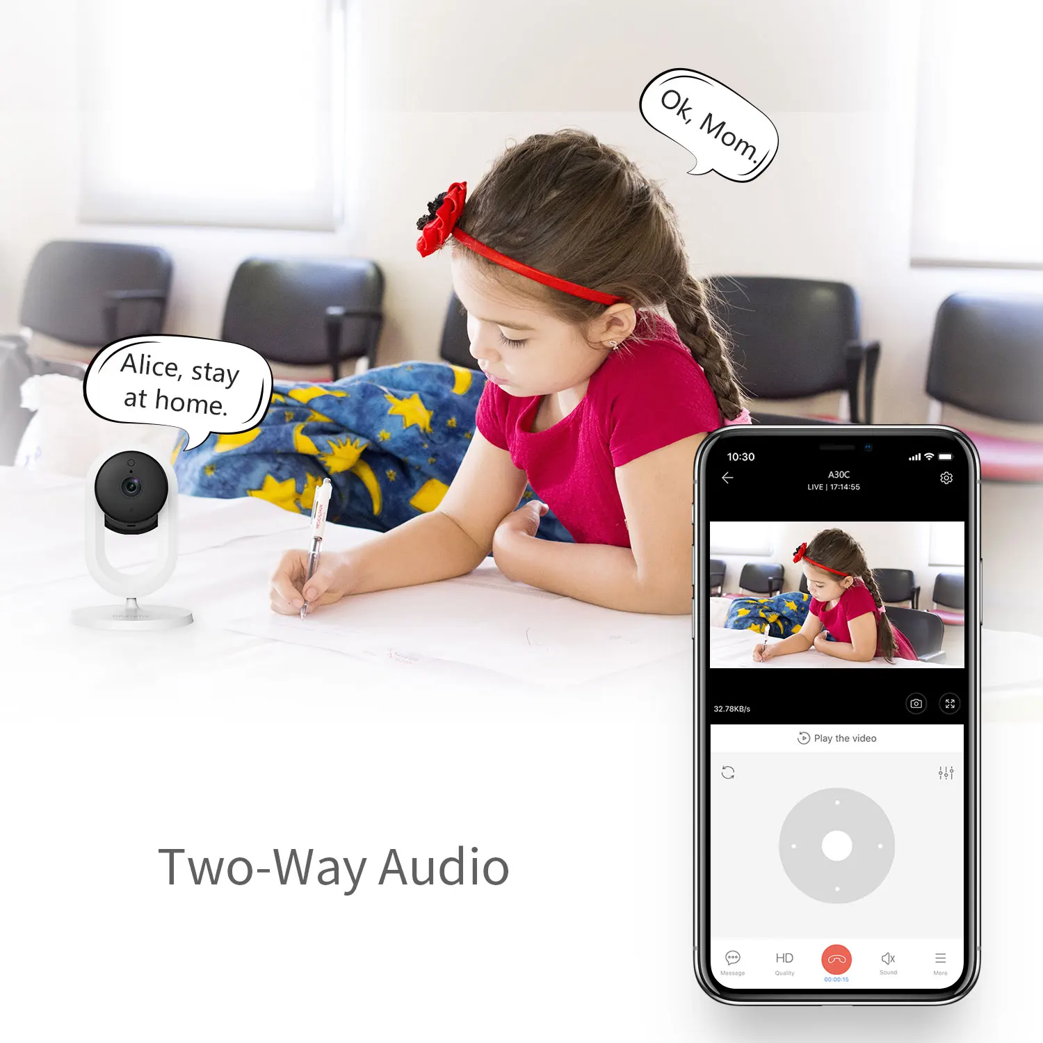 blurams Home Lite 720p Security Camera WiFi Wireless IP Cam System CCTV Bullet Home Camera with Smart Detection