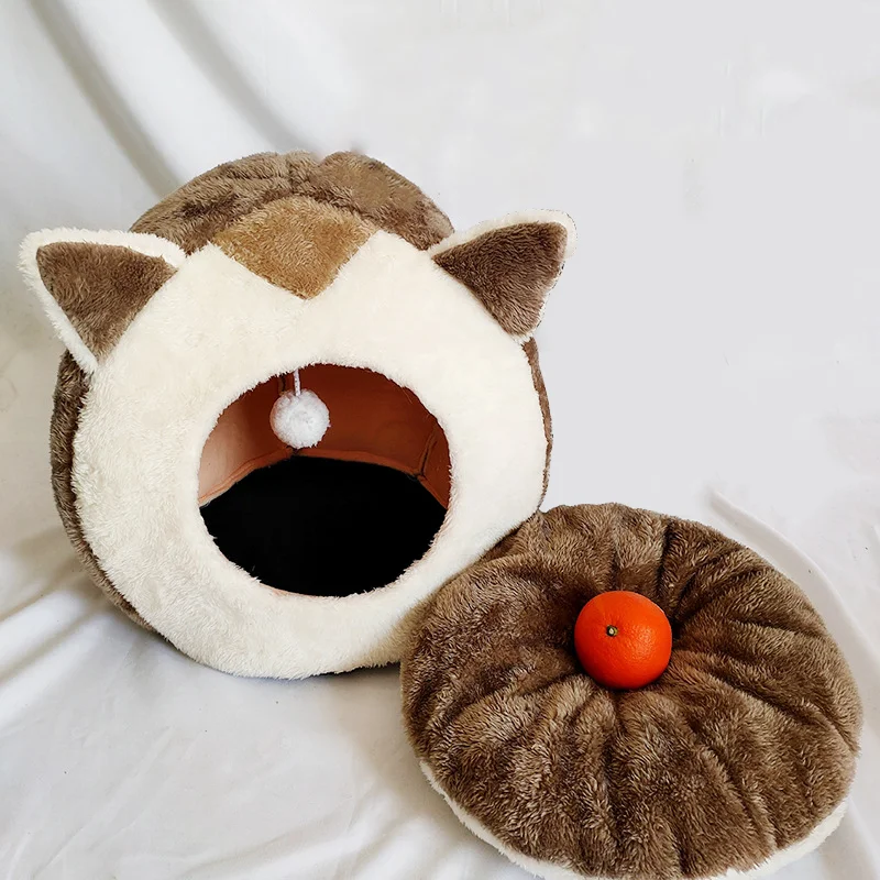 

Foldable Cat Bed House Removable Pet Nest Litter Dog Beds Soft Sofa Puppy CageCushion for Small Dogs Kitten Pet Products