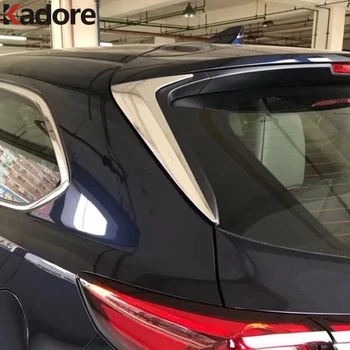 

For Mazda CX9 CX-9 2016-2019 CX8 CX-8 ABS Chrome Side Door Rear View Window Spoiler Cover Trim Triangle Insert Garnish Bezel