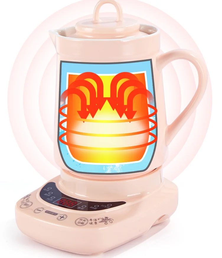 220V 600ML Mini Electric Stewing Machine Ceramic Portable Slow Stewer Health Preserving Pot Portable Multi Cooker