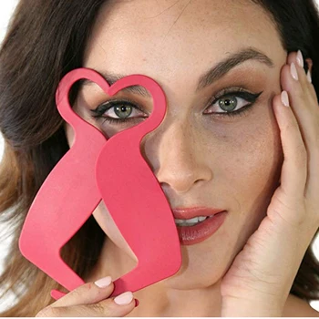 

Contour Template for Makeup Multifunctional Face Nose Eyeliner Stencils Makeup Template Tool EY669