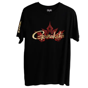 

GamakatsuA Summer Clothes Summer Fishing T Shirt Short Sleeve Quick-Drying Breathable Anti-UV Fishing Shirt