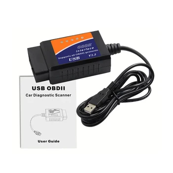 

OBDII USB Scanner for Multi-brands CAN-BUS as same as ELM327 USB
