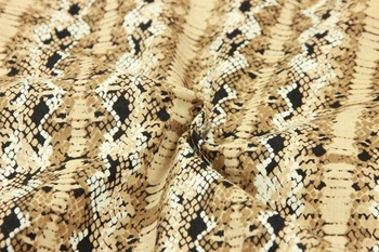 

140*50cm Python pattern 100% cotton print fabric, handmade DIY garment dress girl children cloth