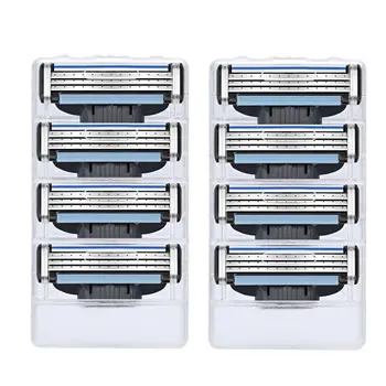 

8pcs/lot Razor Blades Compatible for Mache 3 Machine Shaving Razor Blade for Men Face Care