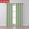 Modern Blackout Curtains for Living room Bedroom Curtains for Window Treatment Drapes Green Finished Blackout Curtains 1 panel ► Photo 3/6