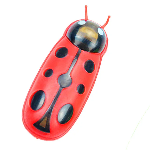 Red ladybug Домашнее животное кошка игрушка-грызунок палочка котенка в игрушечная рука перо волшебный мяч колокол Ленточки интерактивная игра смешного котенка Товары для кошек - Цвет: Red ladybug