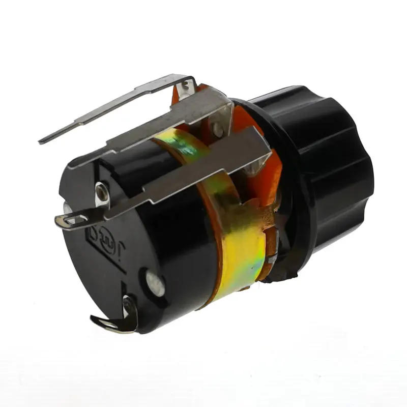 WH138 Hot New WH138-1 20MM B500K Adjustable Resistance Speed Regulator With Switch Potentiometer 500K | Электронные компоненты