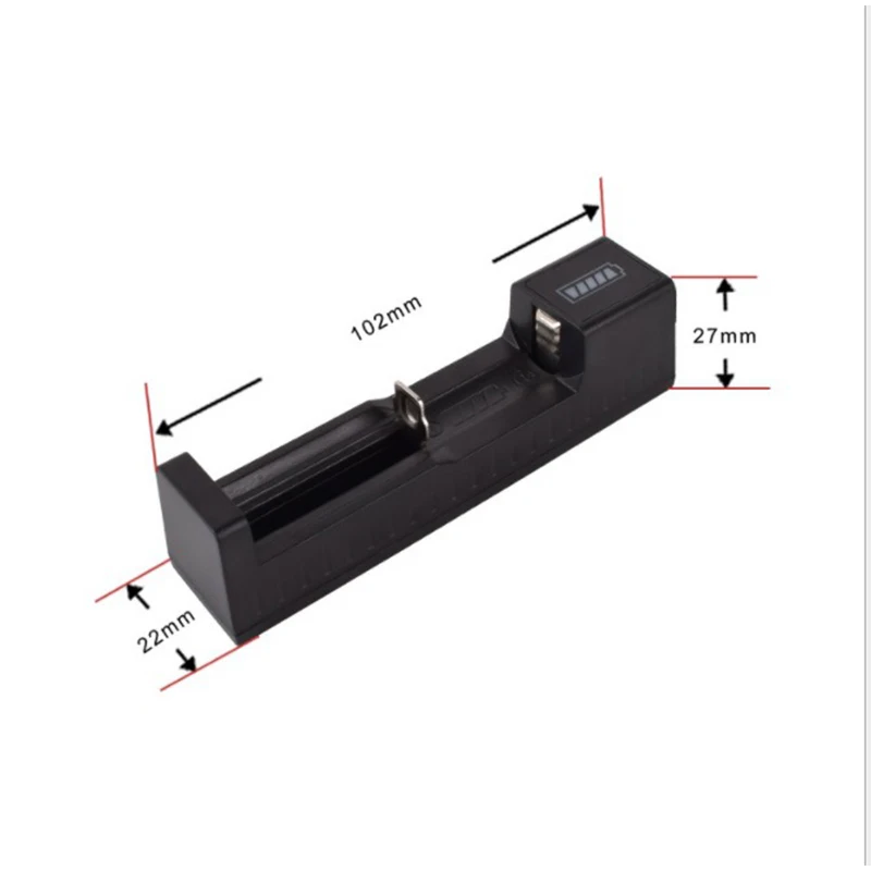 Universal 1 slot Battery USB Charger adapter LED Smart Chargering for Rechargeable Batteries Li-ion 18650 26650 14500,charger adapter,battery charger,battery charger adapter