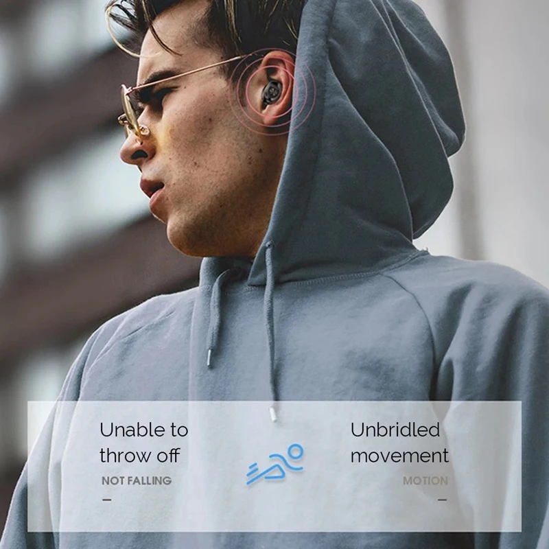 TWS Bluetooth 5 0 Wireless Headphones Mini Smart In Ear Headset with Mic Pick Up Automatic Pairing Earbuds