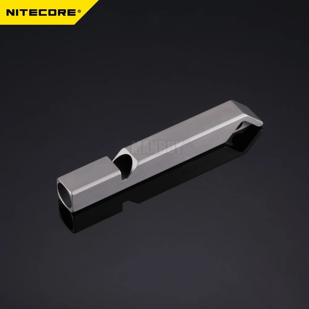 2020 NITECORE дБ уличный экстренный спасательный свисток для выживания NWS10 титановый