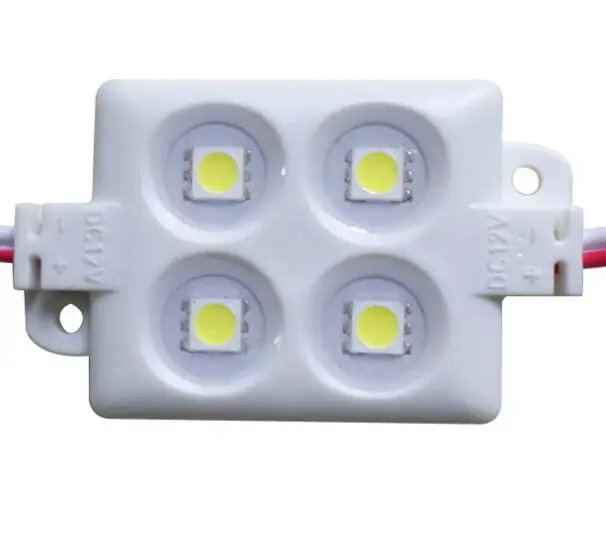Водонепроницаемый SMD 5050 Светодиодные модули 12V 4 Led высокой яркости для Led канал знак рекламной надписи светодиодный модуль впрыска