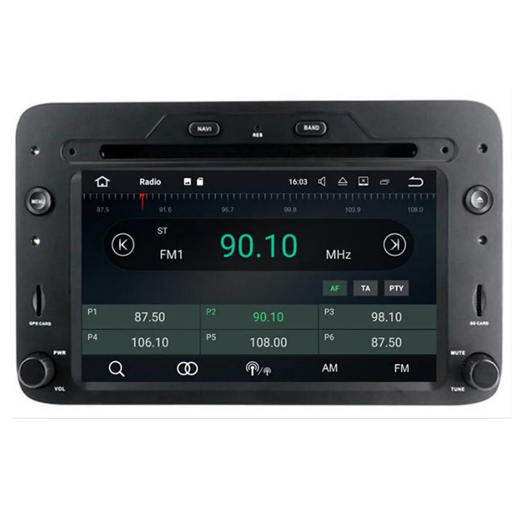 Perfect 2 Din Auto Radio Android 9.0 4+64G For Alfa/Romeo/Spider/Brera/159 Sportwagon RAM 4G Car Multimedia Video DVD Player GPS USB DVR 2