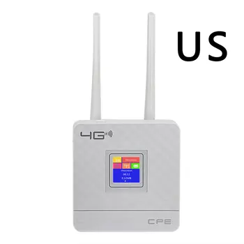 

Portable Hotspot Lte Wifi Router Wan/Lan Port Dual External Antennas Unlocked Wireless Cpe Router+ Sim Card Slot