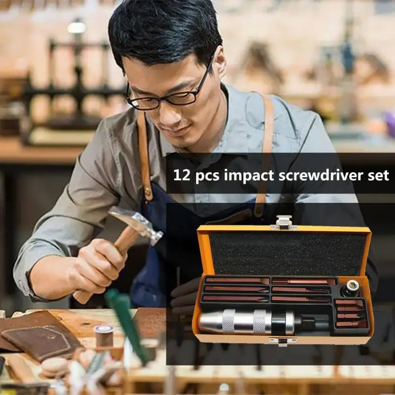 12 шт. Набор отверток для тяжелых воздействий, многофункциональная отвертка промышленного класса, Набор отверток для ремонта отверток