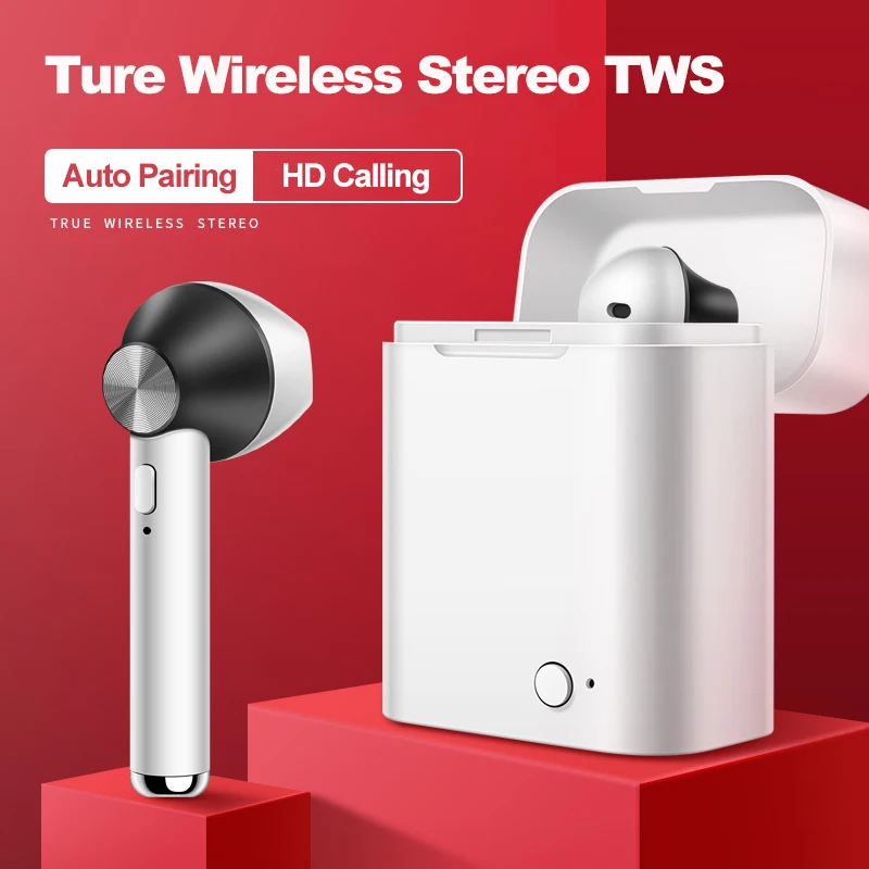 BT5 0 TWS Wireless Bluetooth Earphones For Redmi Earbuds HD Stereo Wireless Headphone Running Sport Bass Headset For iPhone D012