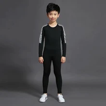 Осенне-зимний детский комплект теплого термобелья для мальчиков, длинное детское нижнее белье для танцев, детский комплект одежды