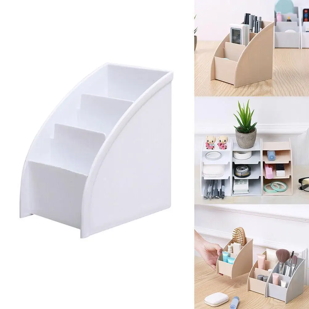 

Storage Box Eco-friendly Plastic Wood TV Air Conditioner Office Case Home Holder Control Sundries Organizer Remote Storage O8K4