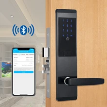 TTlock App Security Electronic Door Lock, APP WIFI Smart Touch Screen Lock,Digital Code Keypad Deadbolt For Home Hotel Apartment