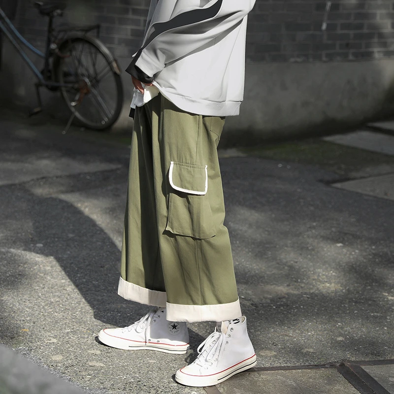 white baggy trousers mens