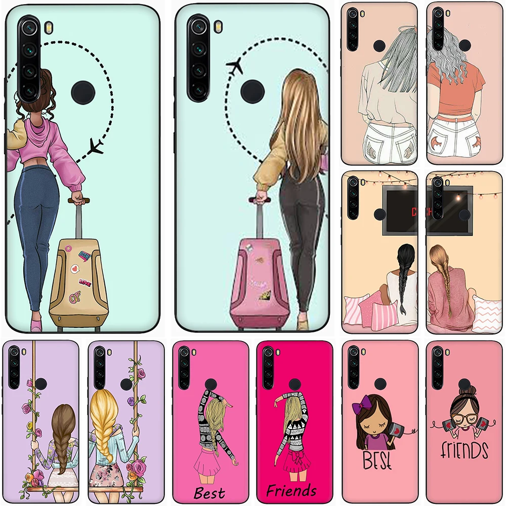 Girls Bff Best Friends Forever Silicone Phone Case For Xiaomi ...