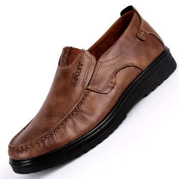

Men Shose Spring Big Size 48 Leather Oxford Shoes Men Male Brand Business Casual Mens Shoes Loafers Moccasins zapatos de hombre