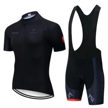 

Summer 2020 STRAVA cycling jersey set, mountain bike clothing, cycling sportswear, sports jersey