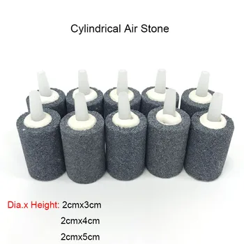 

Cylindrical Air Bubble Stone Aquarium Fish Tank Aerator Pump Hydroponics Oxygen Diffuser Oxygen Mineral Bubbles Accessories